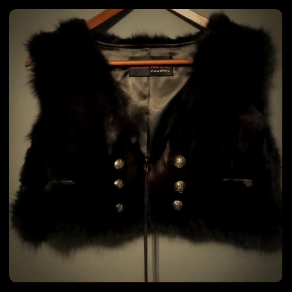 Gorgeous Kelli Kouri fur vest